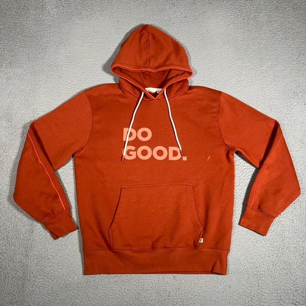 Cotopaxi Hoodie Mens Medium Rust Brown Pullover Outdoor Casual Preppy Cotton